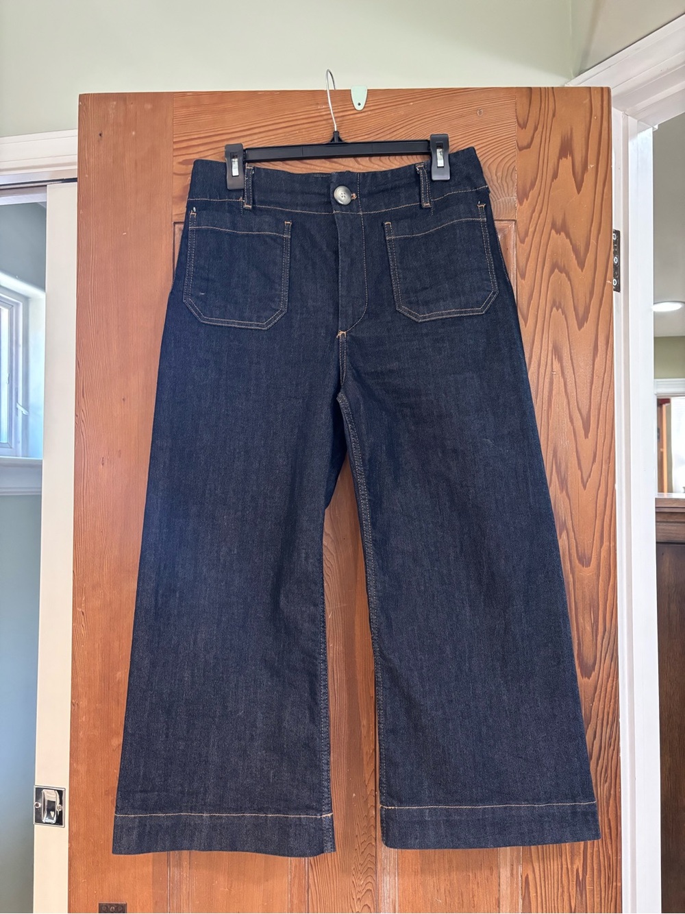 Maeve by Anthropologie Colette Wide Leg Dark Blue Women’s Jeans Size 29P